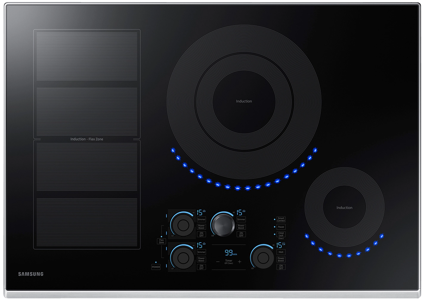 Samsung Appliances KitchenAid 30 in. Wide 5-Element Touch-Activated Induction Cooktop