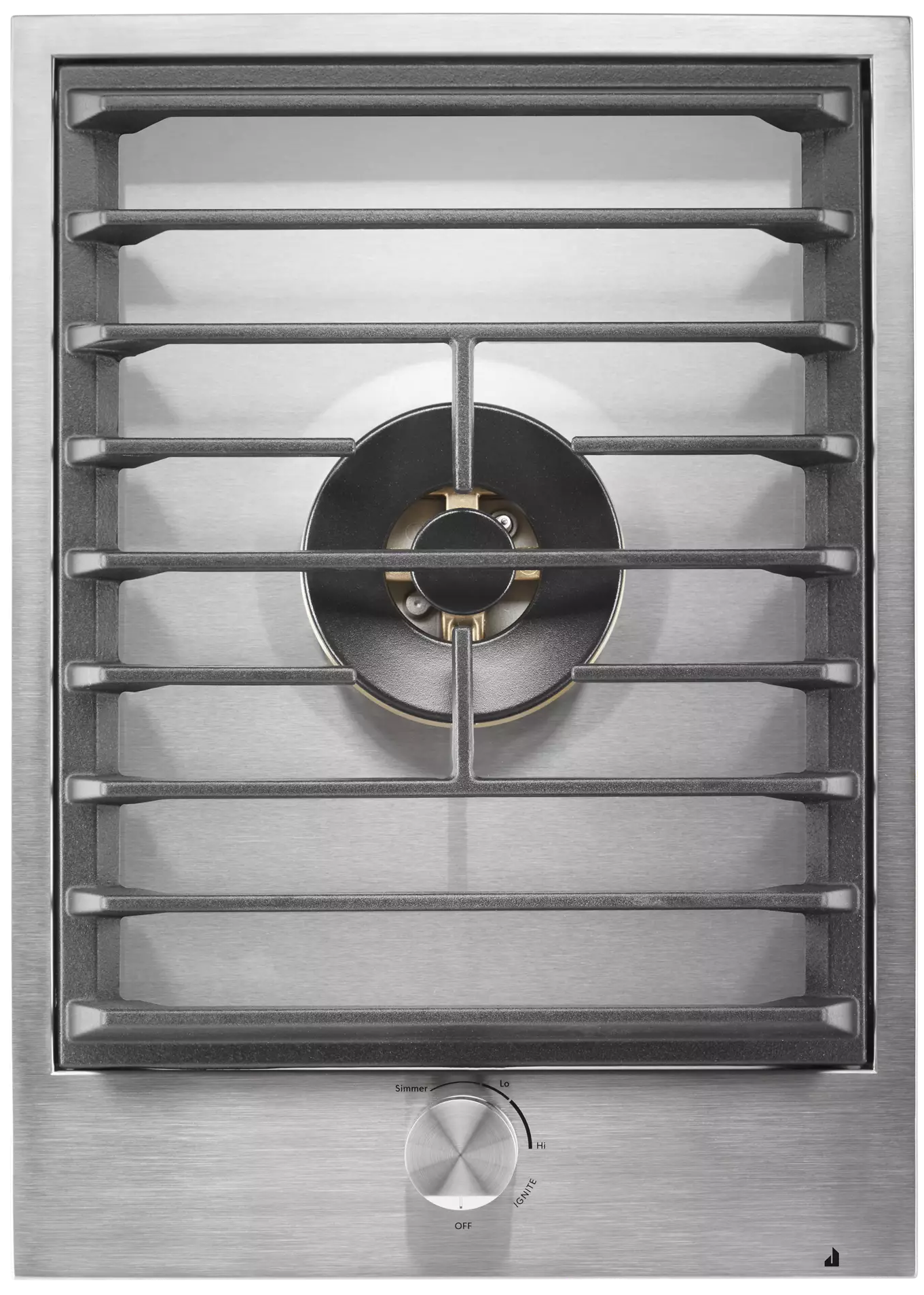 JENNAIR 15" Single-Burner Gas Cooktop, Cast Iron Grates – JGC3115GS