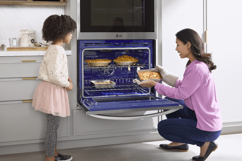 ストウブ LG 9.4 cu. ft. Smart Double Wall Oven, InstaView, Air Fry – WDEP9427F